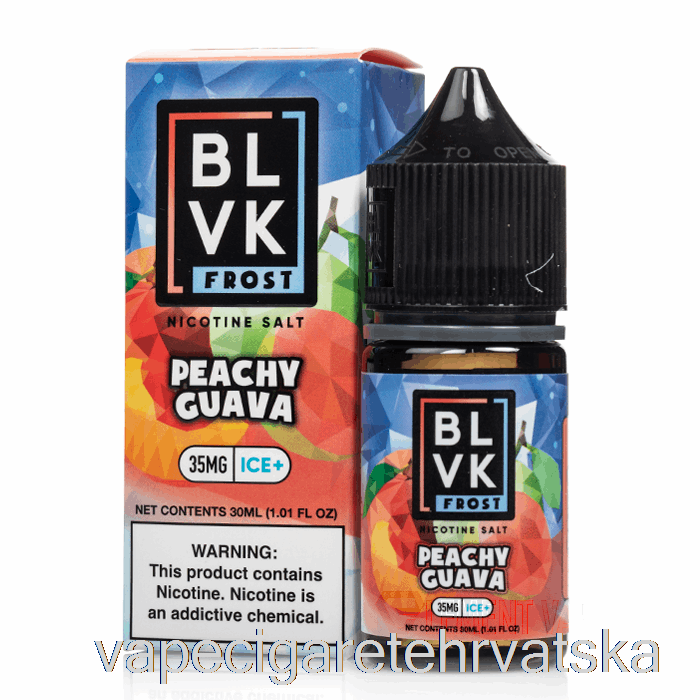 Vape Cigarete Peachy Guava - Blvk Frost Soli - 30ml 50mg
